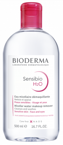 Envase de 500ml de Sensibio H2O de Bioderma