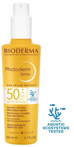 Envase de 200 ml Photoderm Spray FPS 50+ de Bioderma