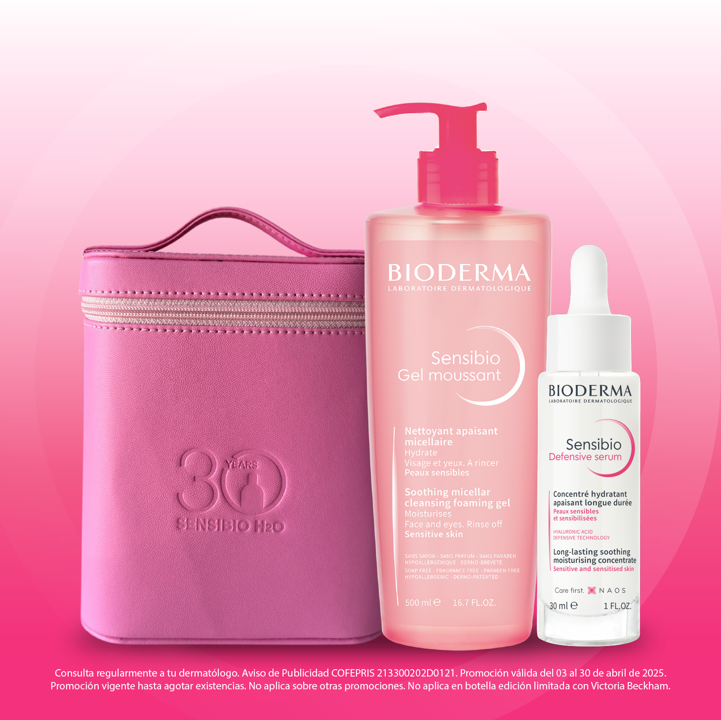 Cosmetiquera de regalo en compras de Sensibio