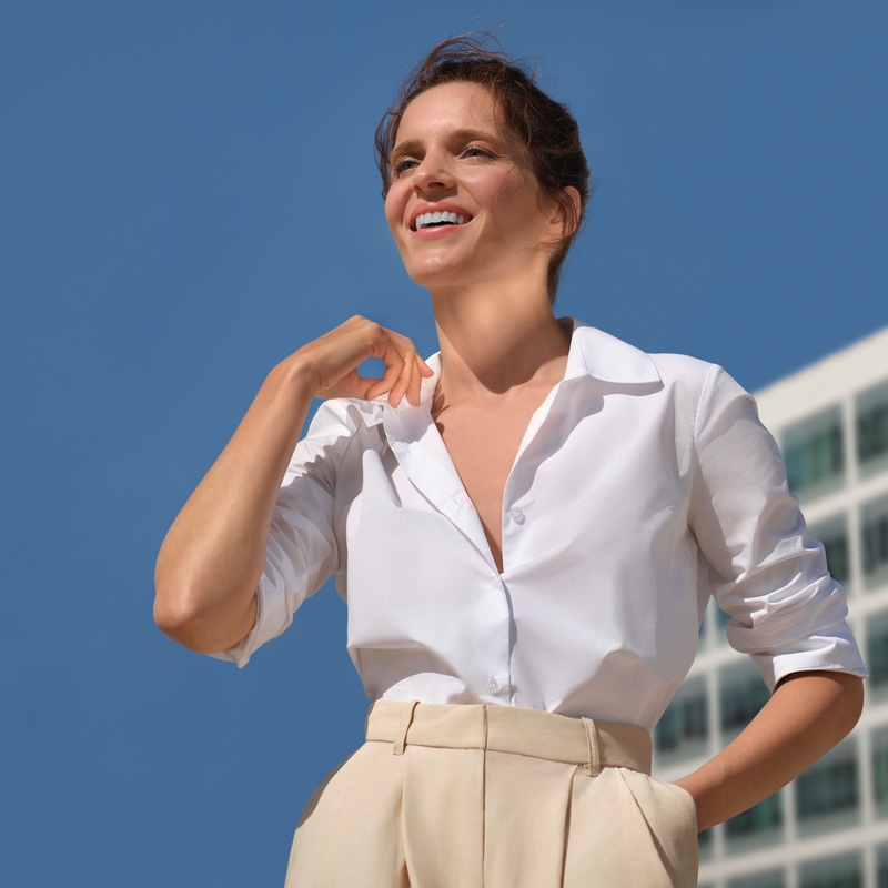 Imagen de chica con sol