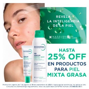 Hasta 25% off en productos Sébium