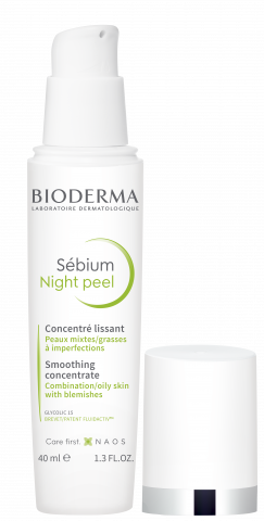 Foto del producto BIODERMA, Sebium Night peel 40ml, cuidado nocturno para piel propensa al acné